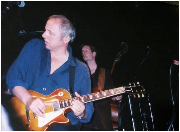 Mark Knopfler from Dire Straits posed in Amsterdam, Netherlands in