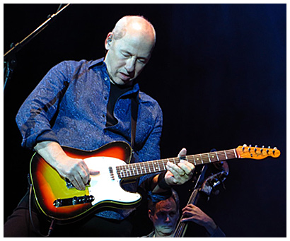 Mark Knopfler and his guitars